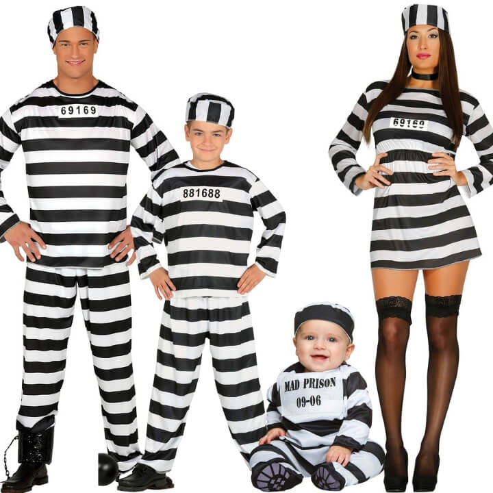Déguisements en groupe de Prisonnier