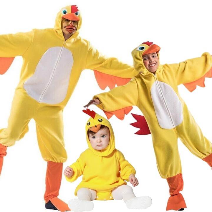 Déguisements en groupe de Poulets