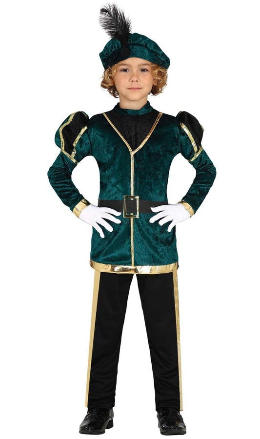 Déguisements de groupe Pages Royales Verts