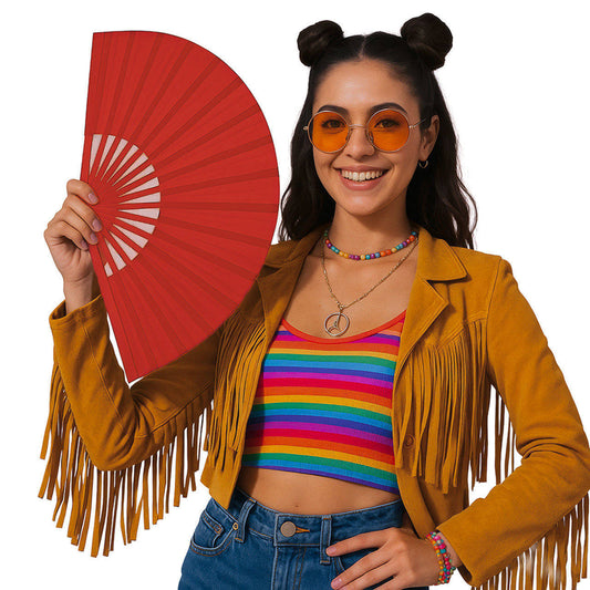 Éventail Rouge Grand