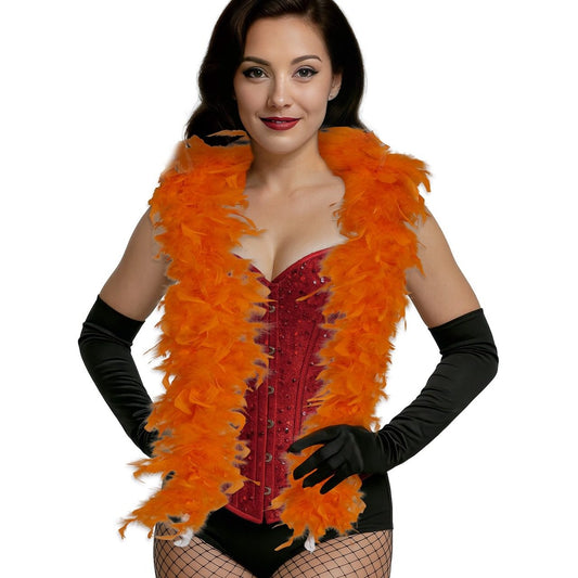 Boa en Plumes Orange 80g