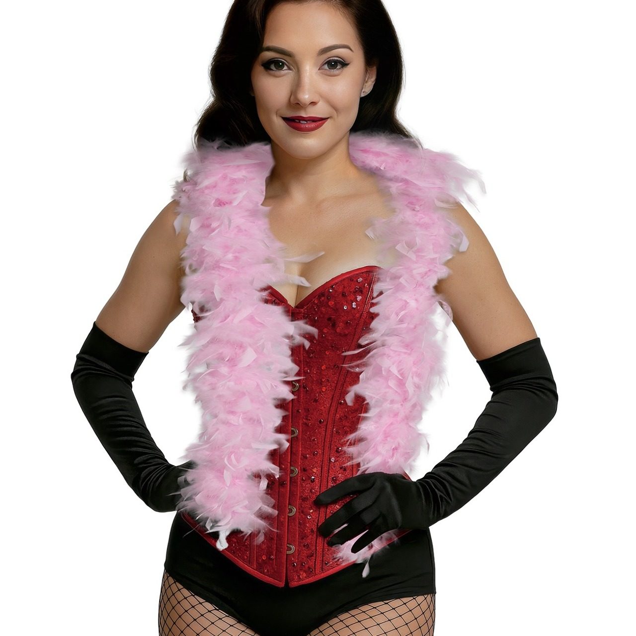 Boa en Plumes Rose 80g