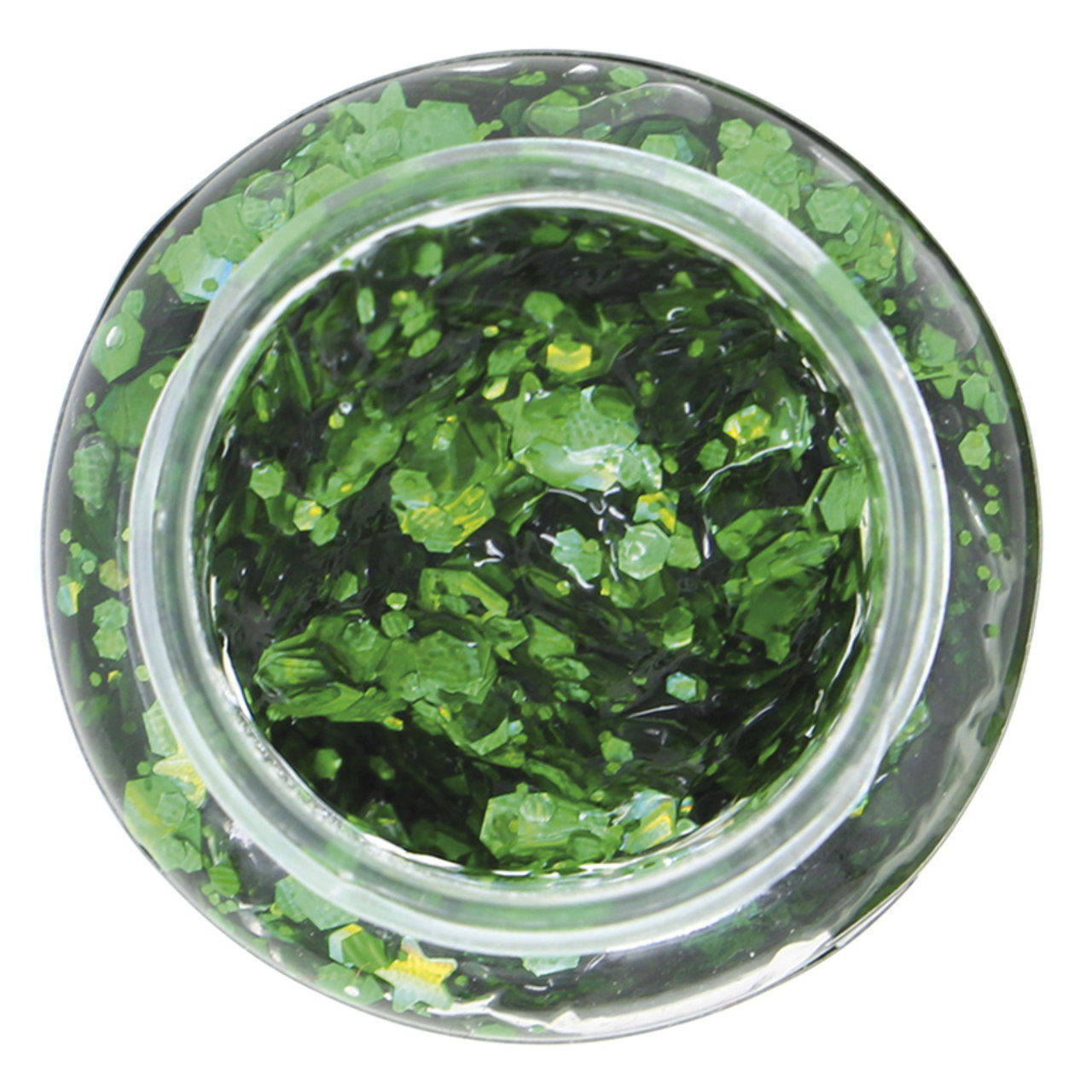 Pot de Gel Pailleté Vert