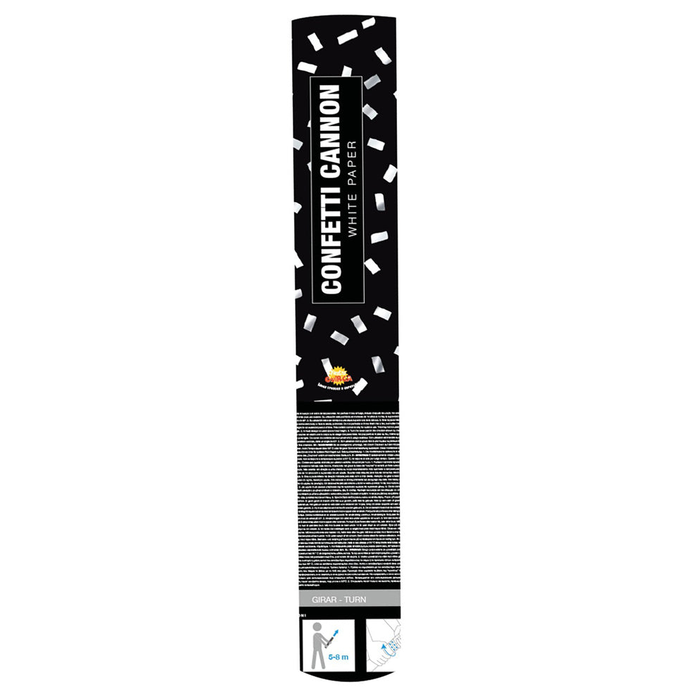 Canon de Confettis Blanc pour mariages