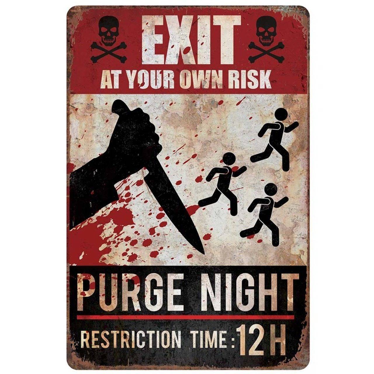 Affiche de la Nuit de la Purge