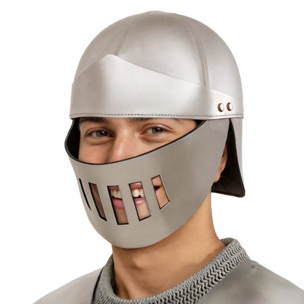 Casque de gladiateur romain argent