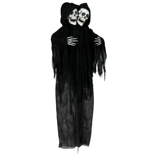 Pendentif Double Crâne