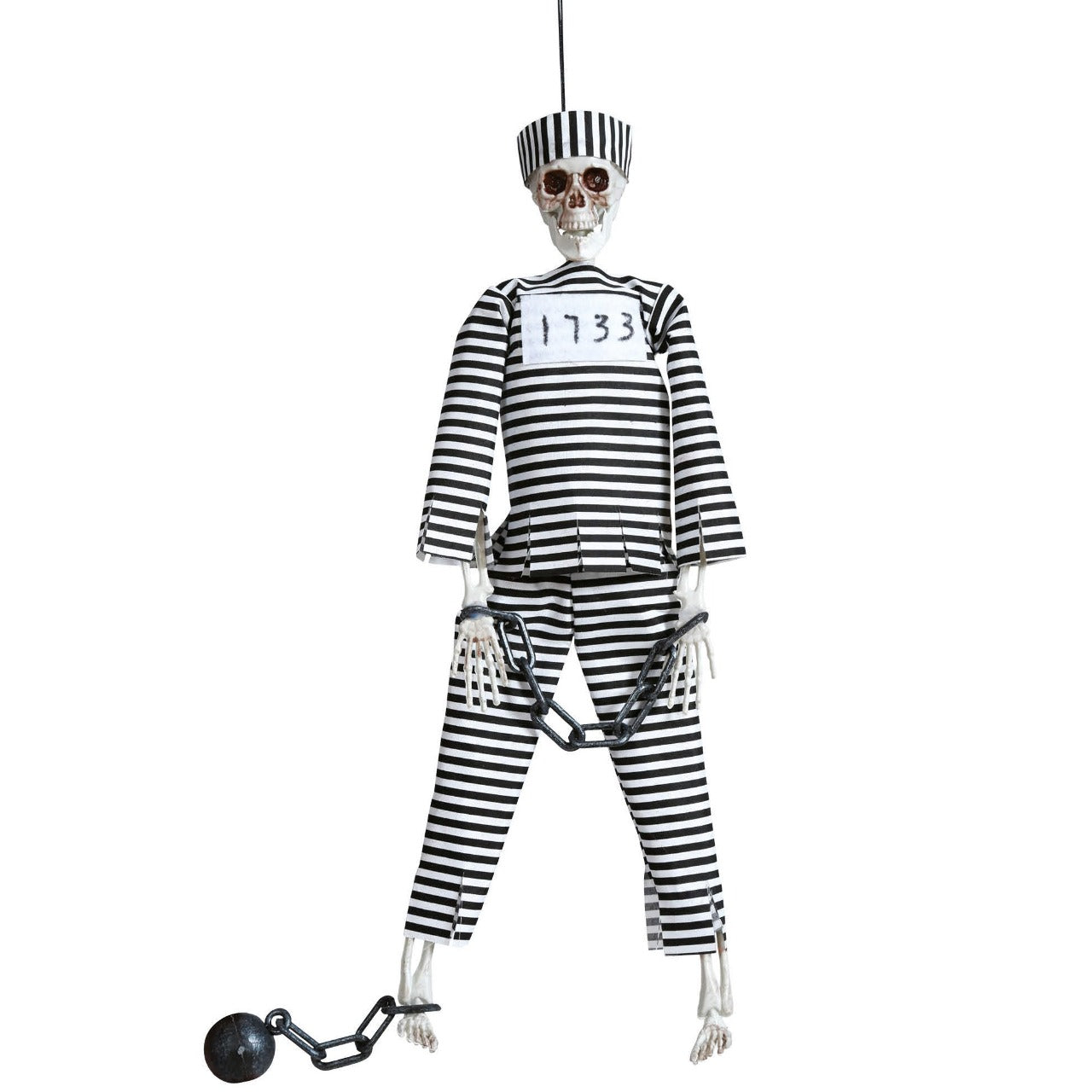 Décoration de Squelette Prisonnier à Suspendre