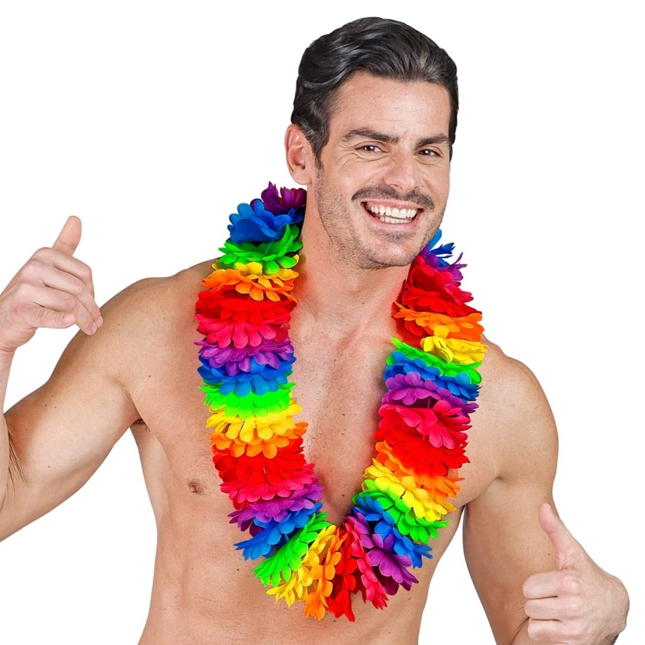 Collier Hawaïen Arc-en-ciel