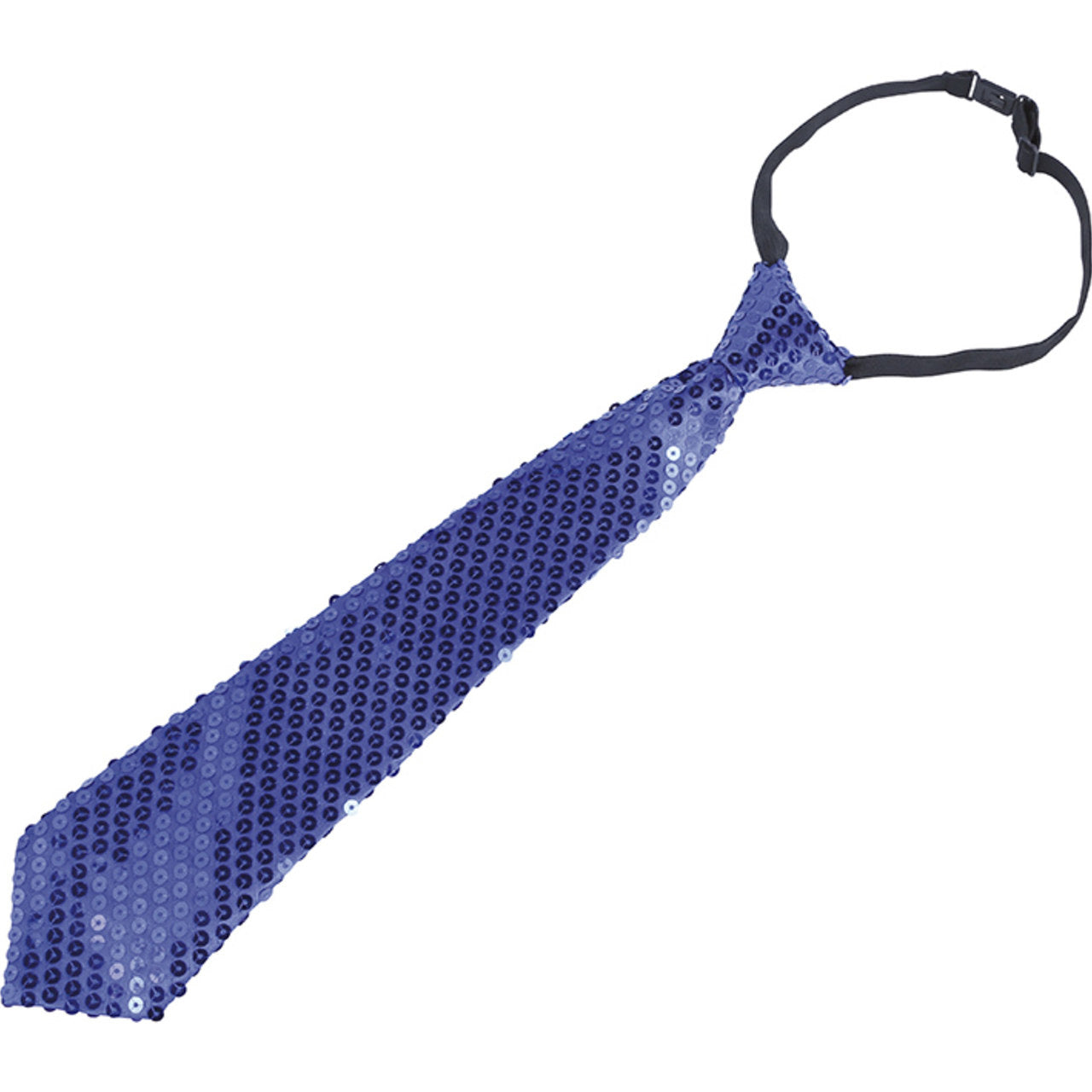 Cravate Bleue à Paillettes