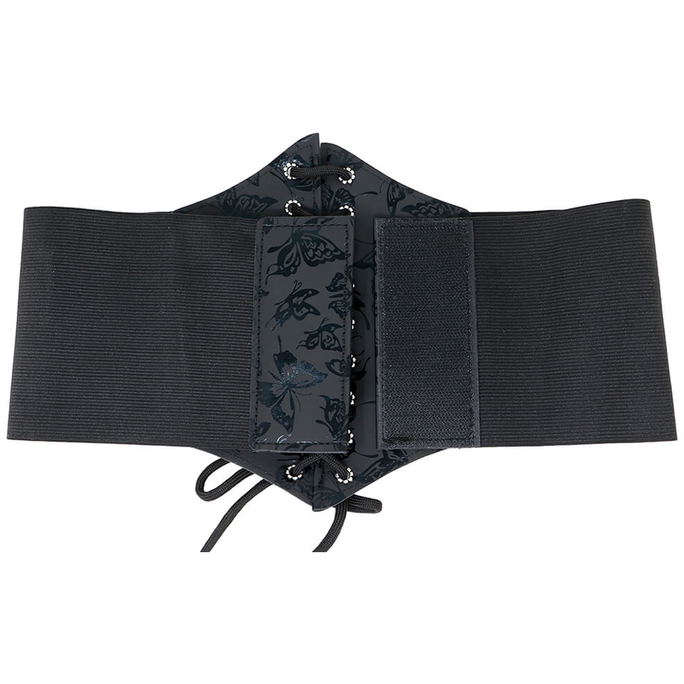 Corset Noir Papillons