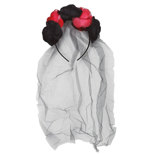 Serre-Tête Catrina Bicolore avec Voile