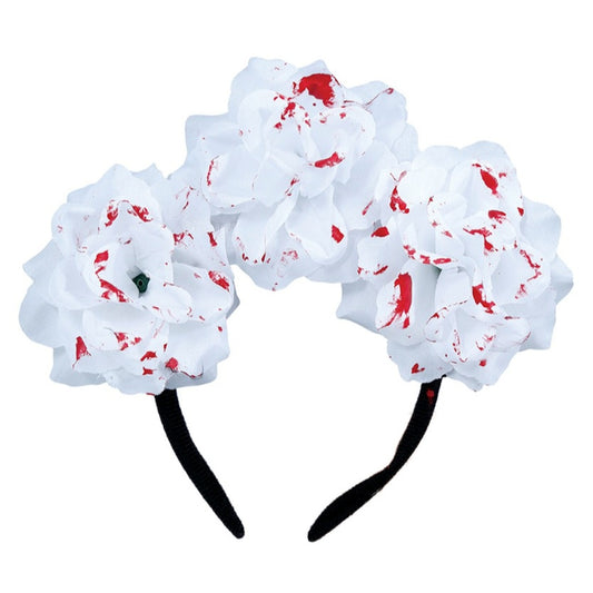 Serre-Tête Mariée Cadavre Ensanglanté