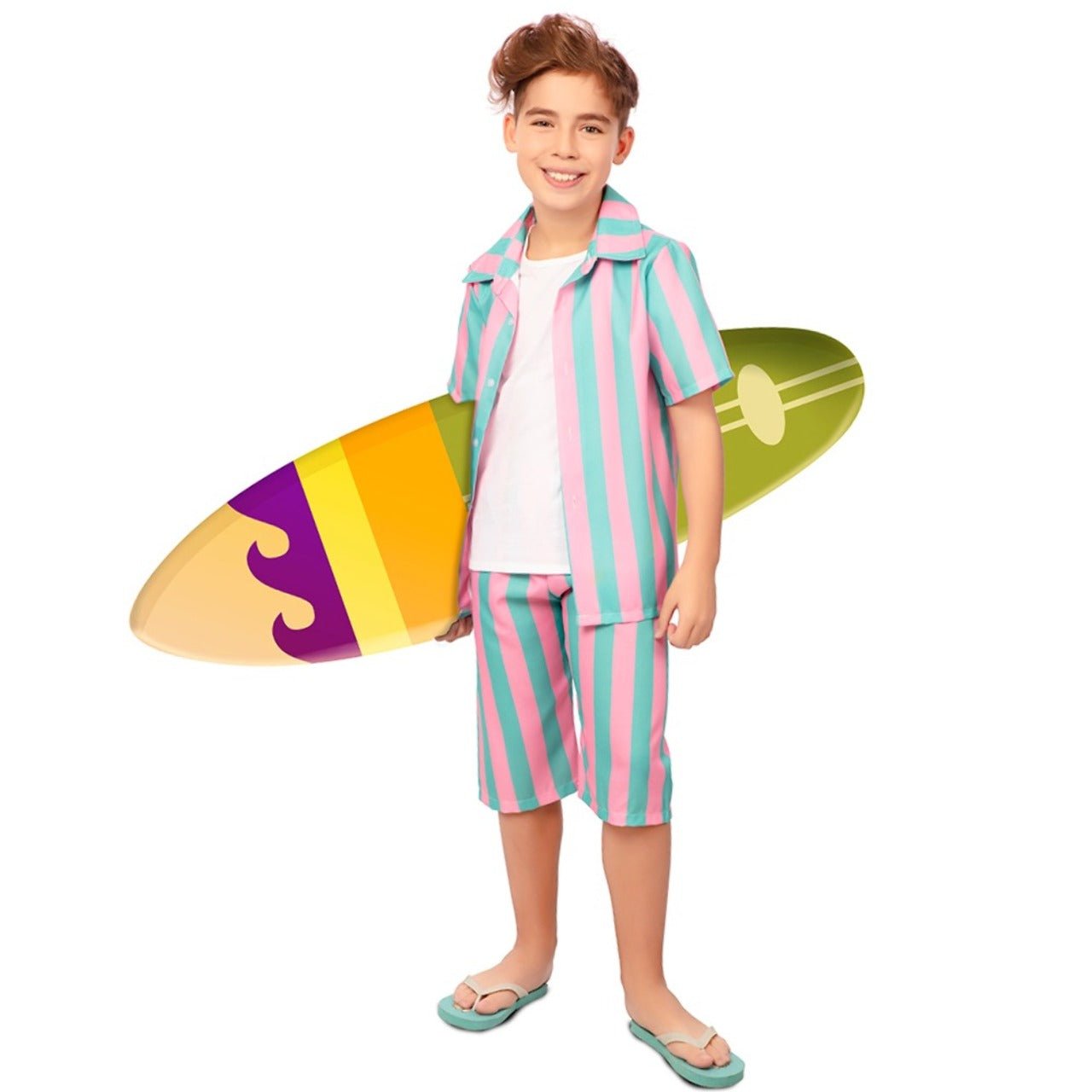 Déguisements en groupe de Barbie et Ken Surfeur