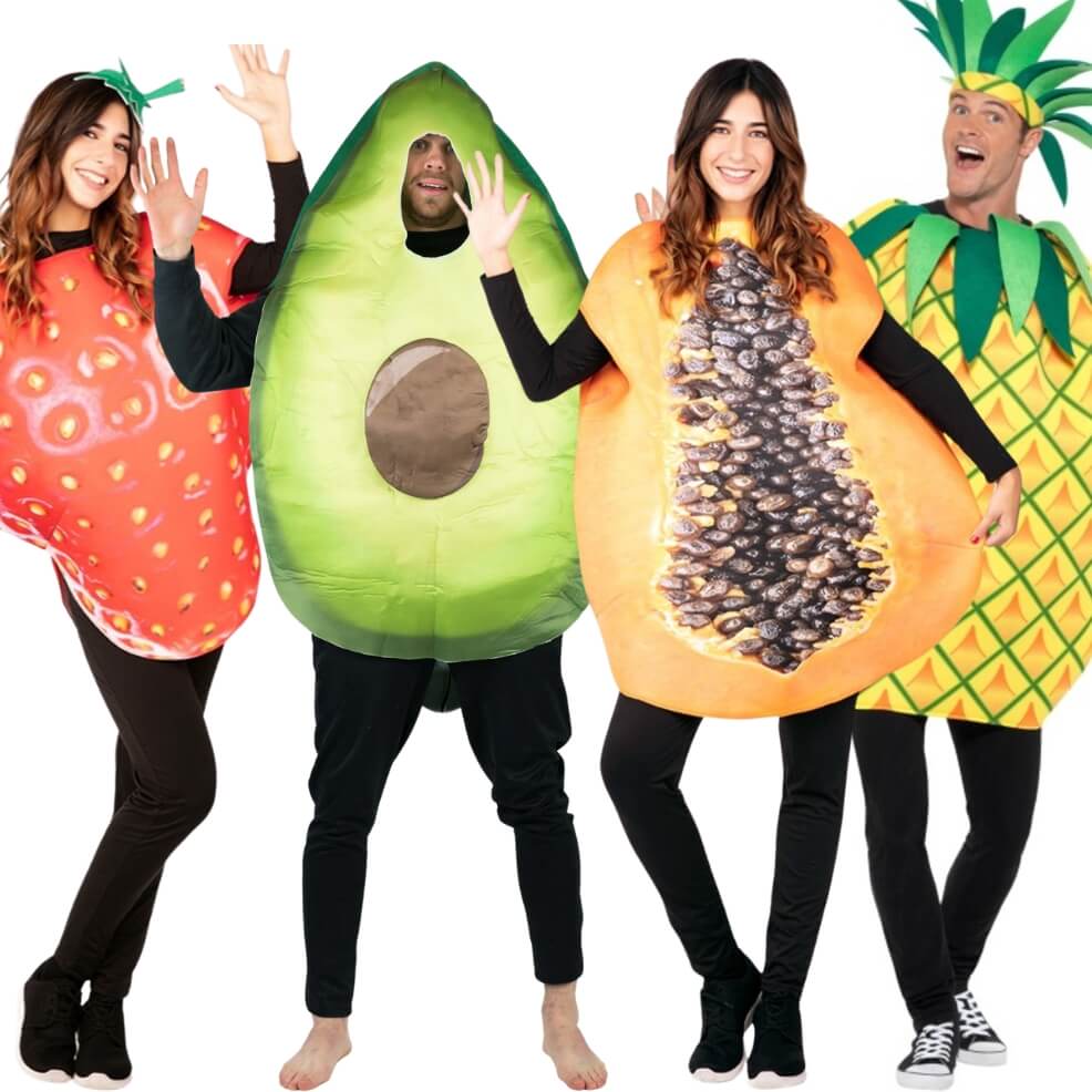 Déguisements de groupe Fruits Amusants