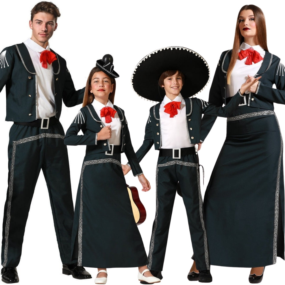Déguisements de groupe Mariachis Noirs