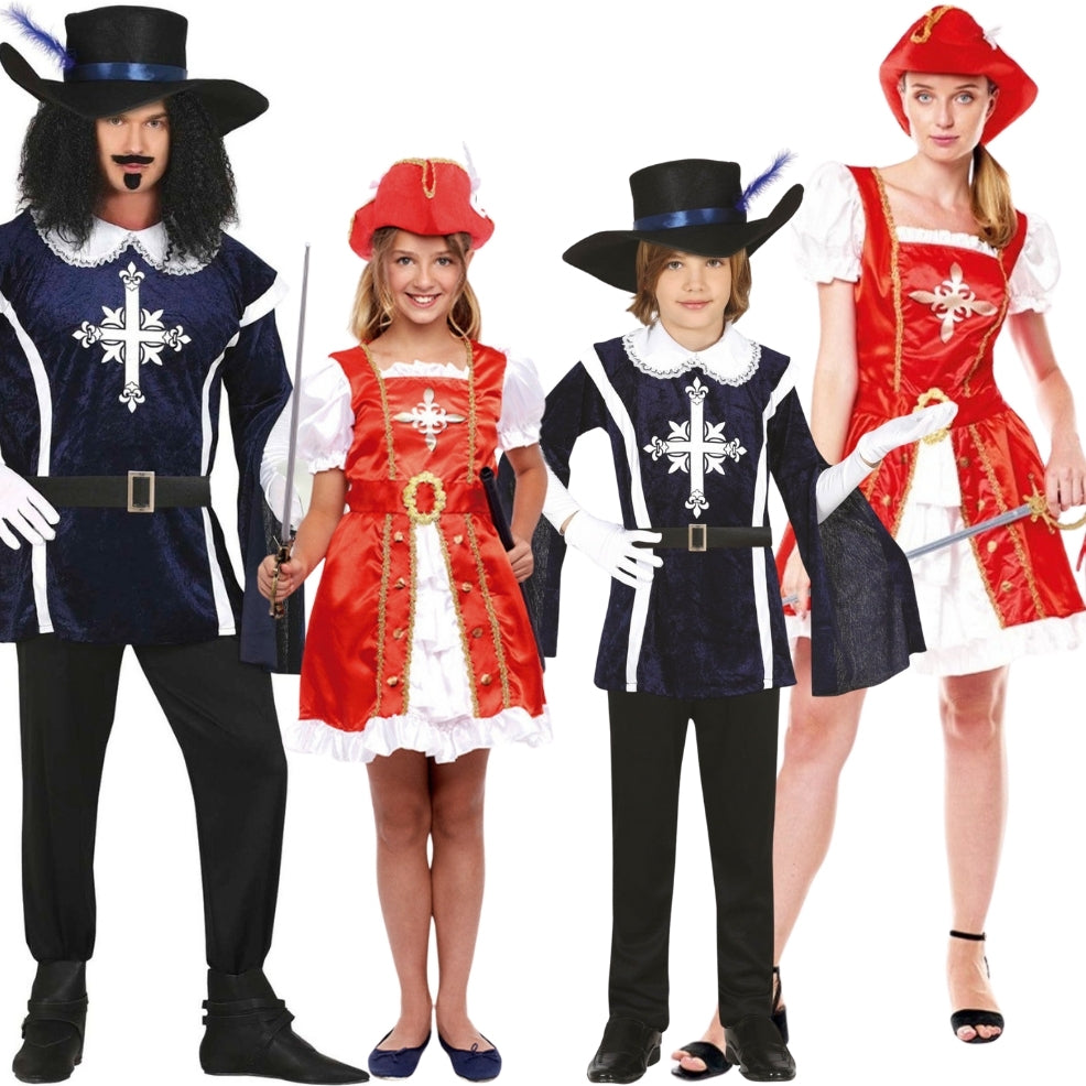 Déguisements en groupe de Mousquetaires