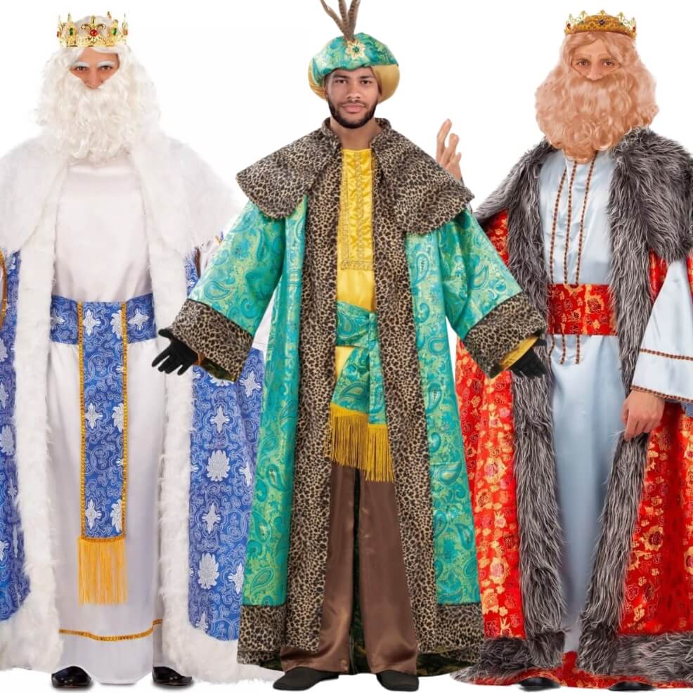 Déguisements de groupe Rois Mages Brodés.