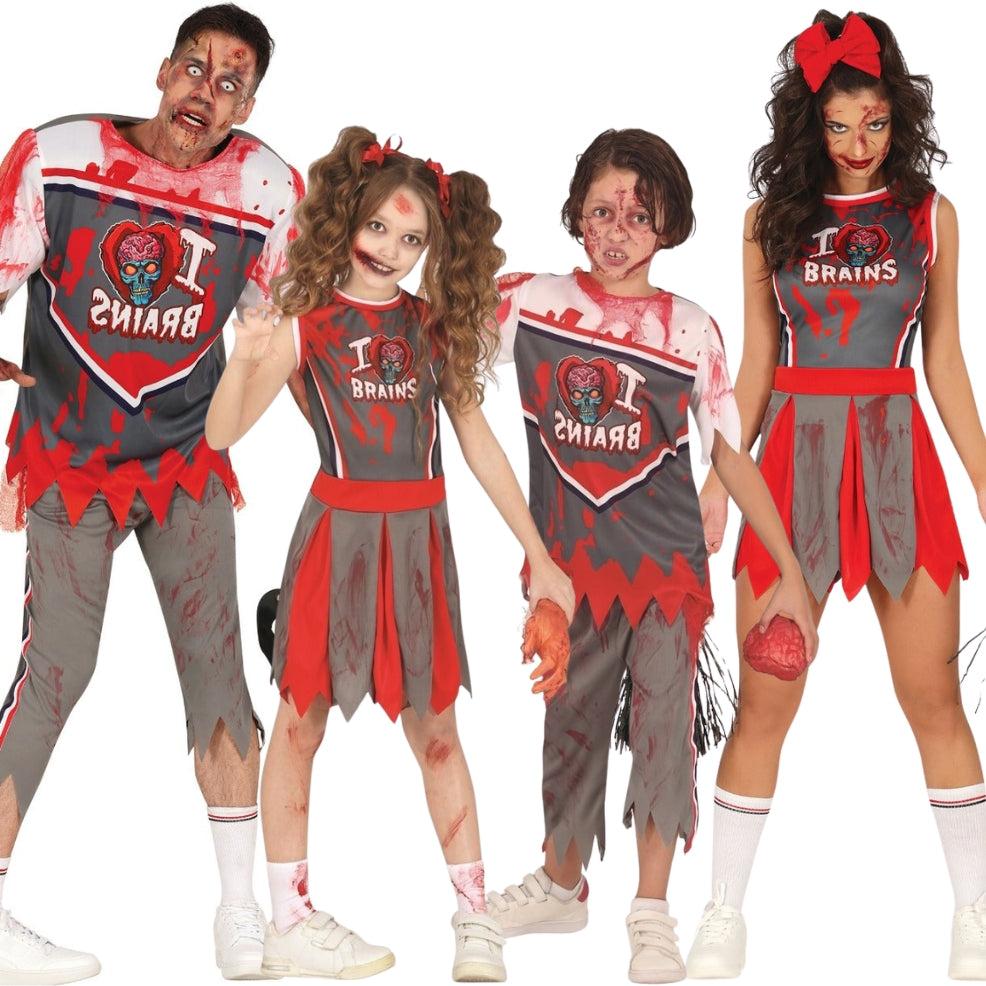 Déguisements en groupe Cheerleader Joueurs Zombie