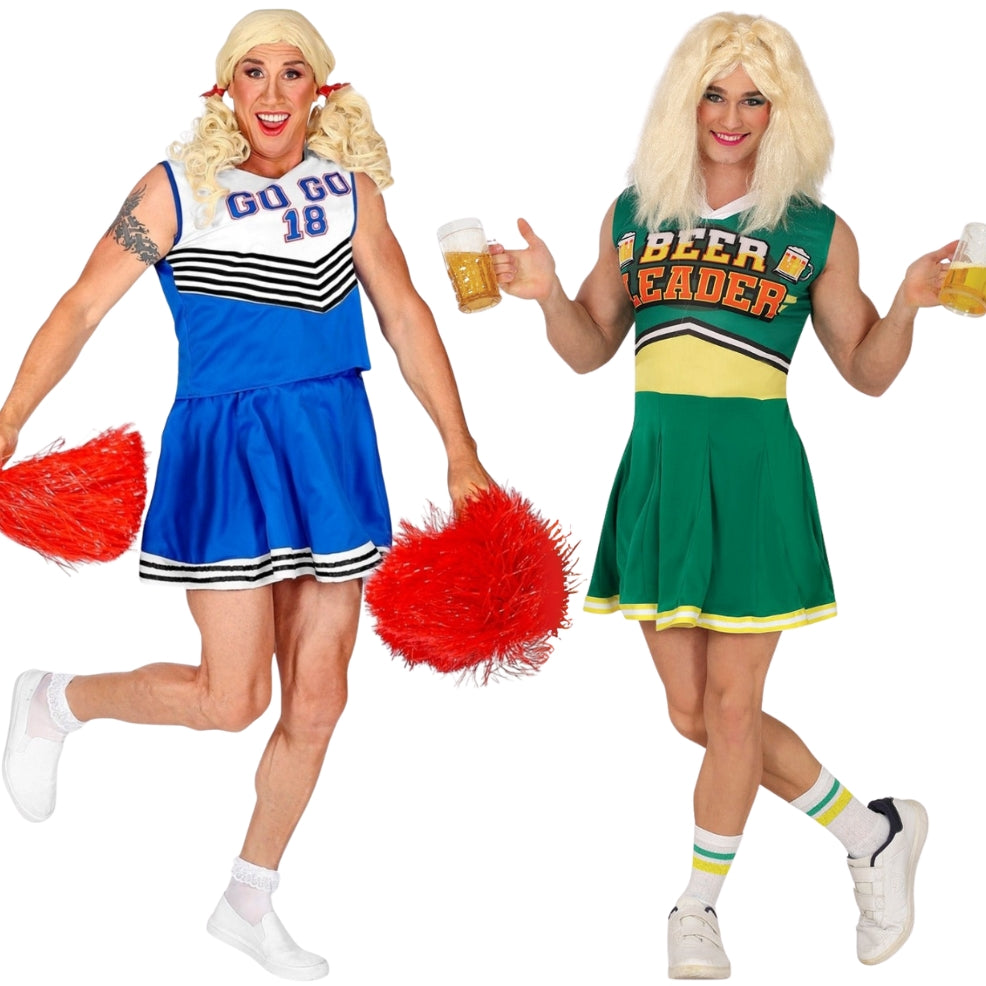 Déguisements de couple Pom-Pom Girls Amusantes