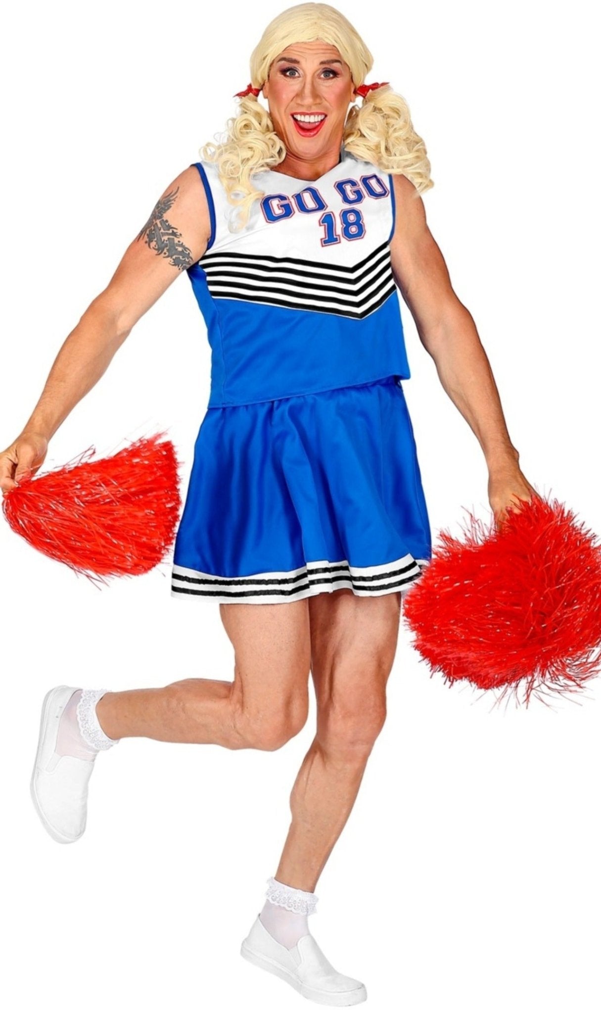 Déguisements de couple Pom-Pom Girls Amusantes