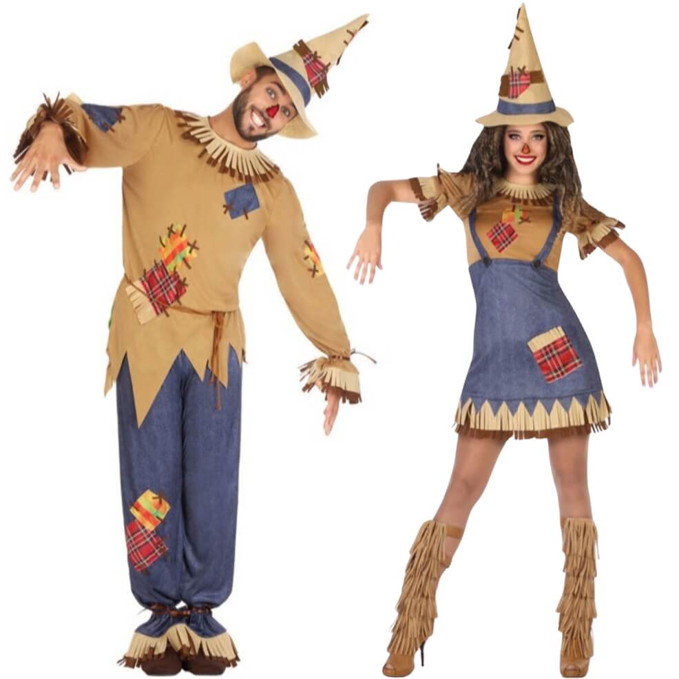 Déguisements de couples d'Épouvantails
