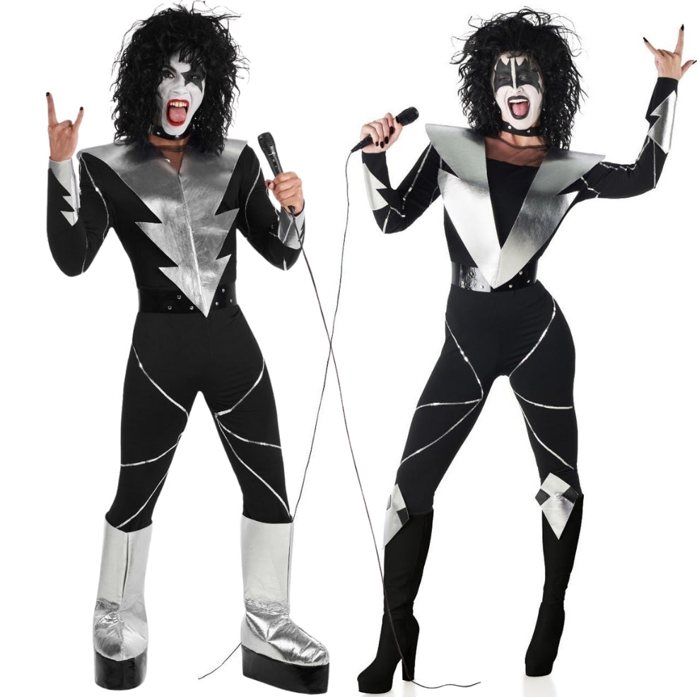 Déguisements en couple de Heavy Metal Kiss