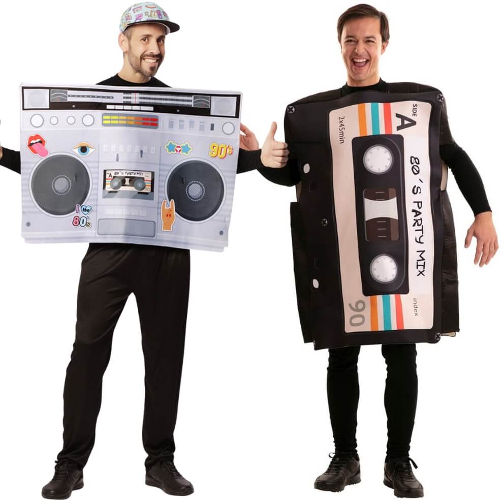 Déguisements de couple Radio et Cassettes
