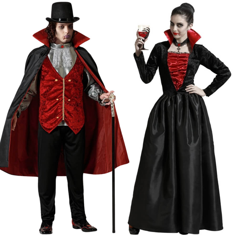 Déguisements de couple de Vampires Sinistres