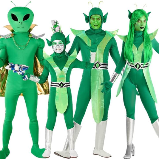Déguisements de groupe Alien Vert