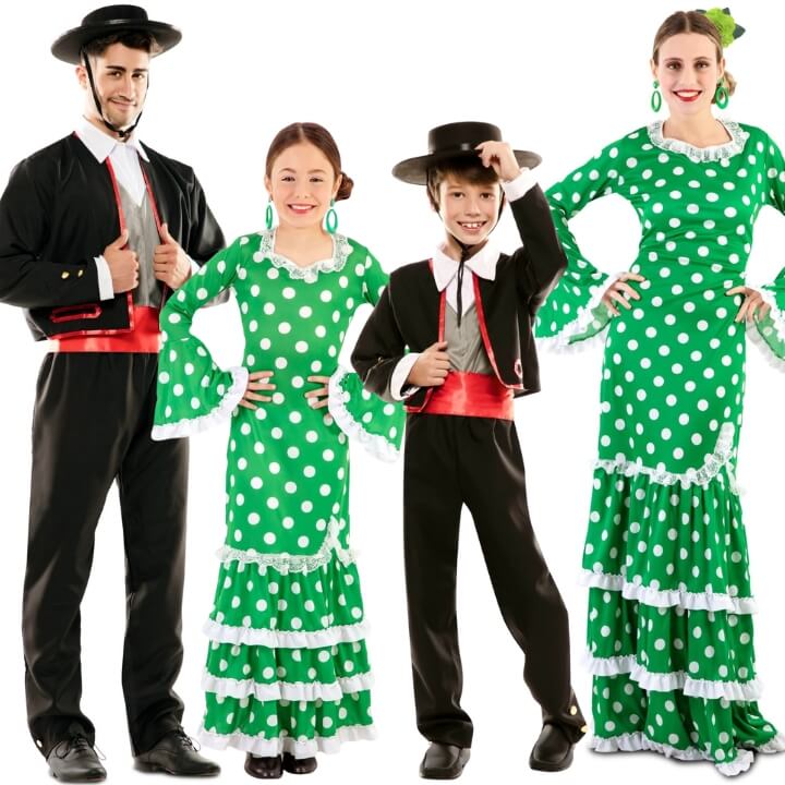 Déguisements de groupe Sevillana et Cordobés