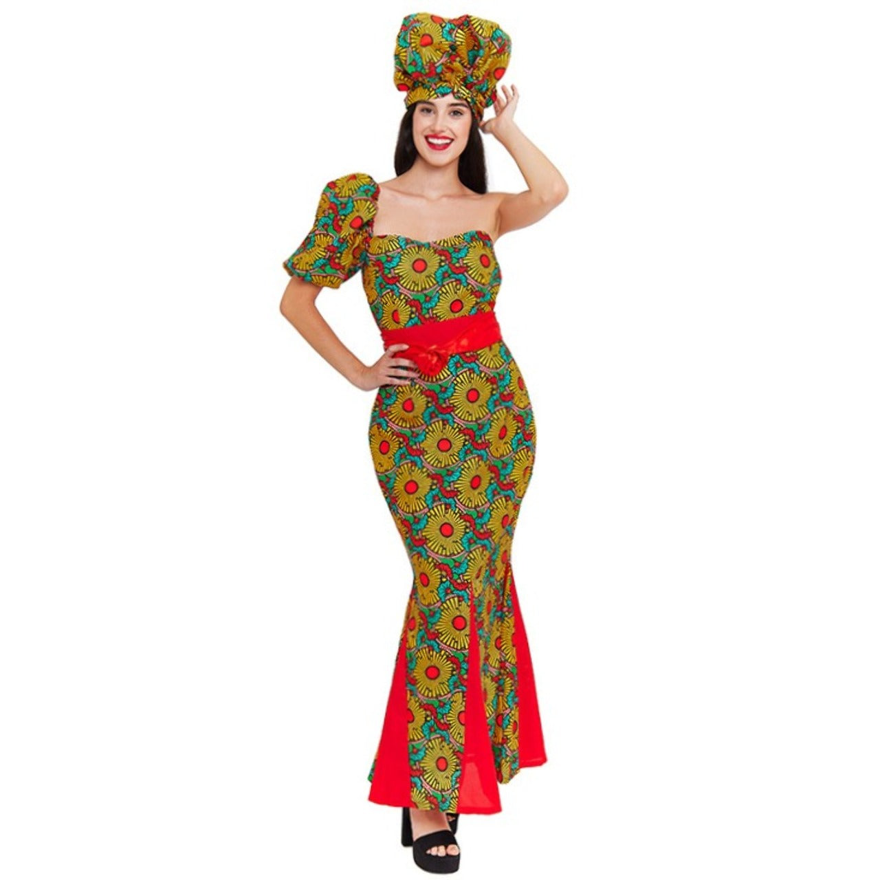 Déguisement Turban Africain pour Femme