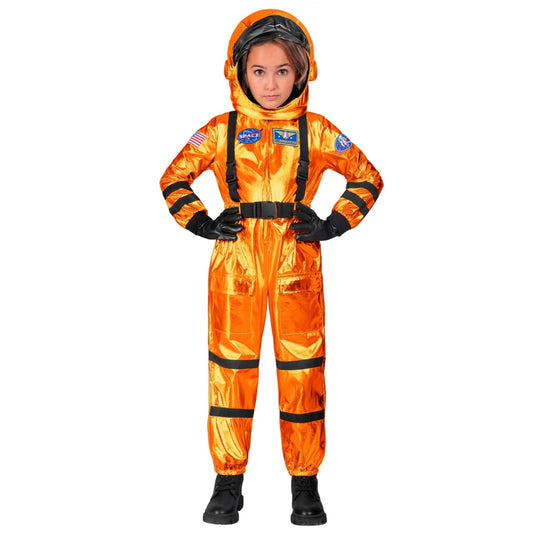 Déguisement d'Astronaute Space Orange pour enfant