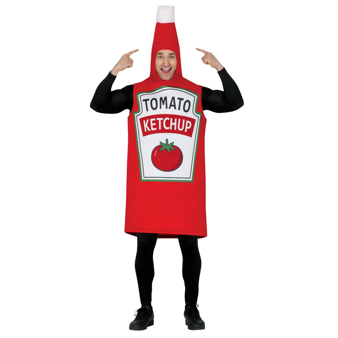 Déguisement de Bouteille de Ketchup pour adulte