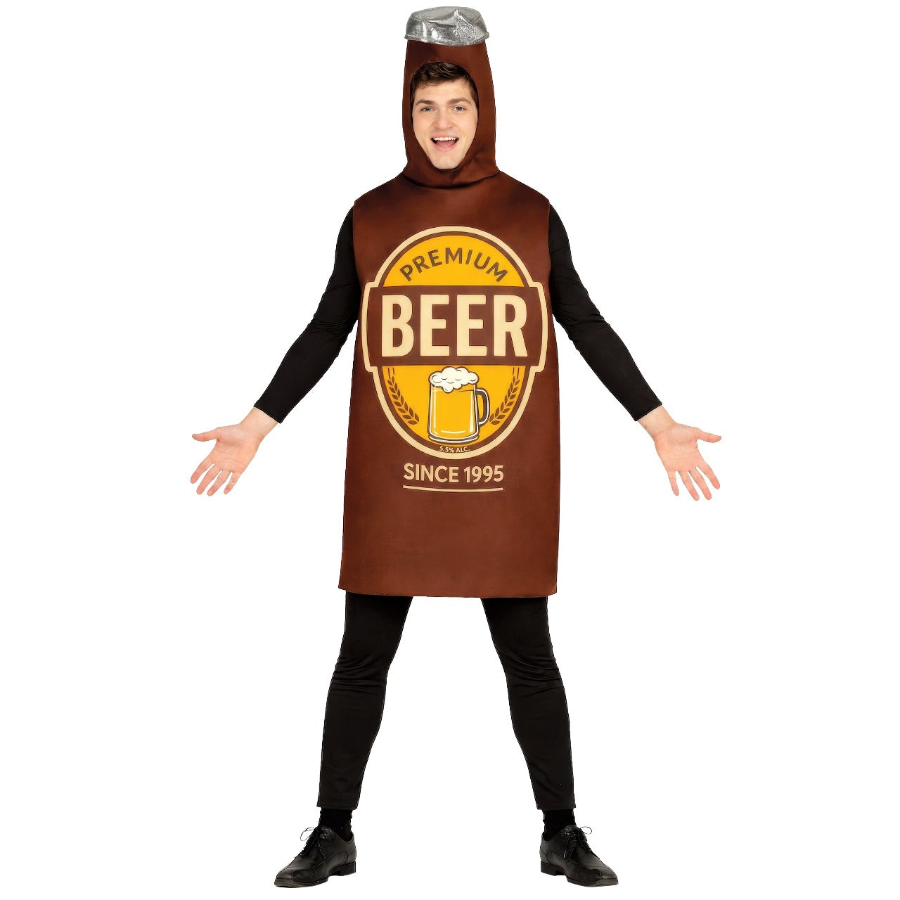 Déguisement de Bouteille de Bière Premium pour adulte