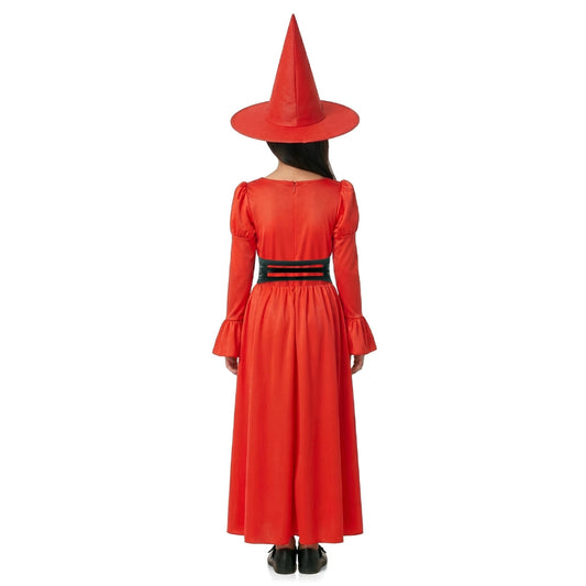 Déguisement Sorcière Rouge Corset fille