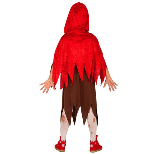 Déguisement de Petit Chaperon Rouge Inquiétante pour fille