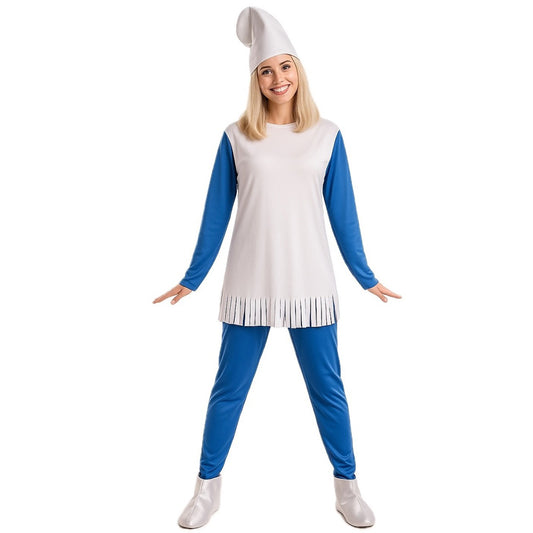Déguisement Naine Bleue Chaussons pour femme