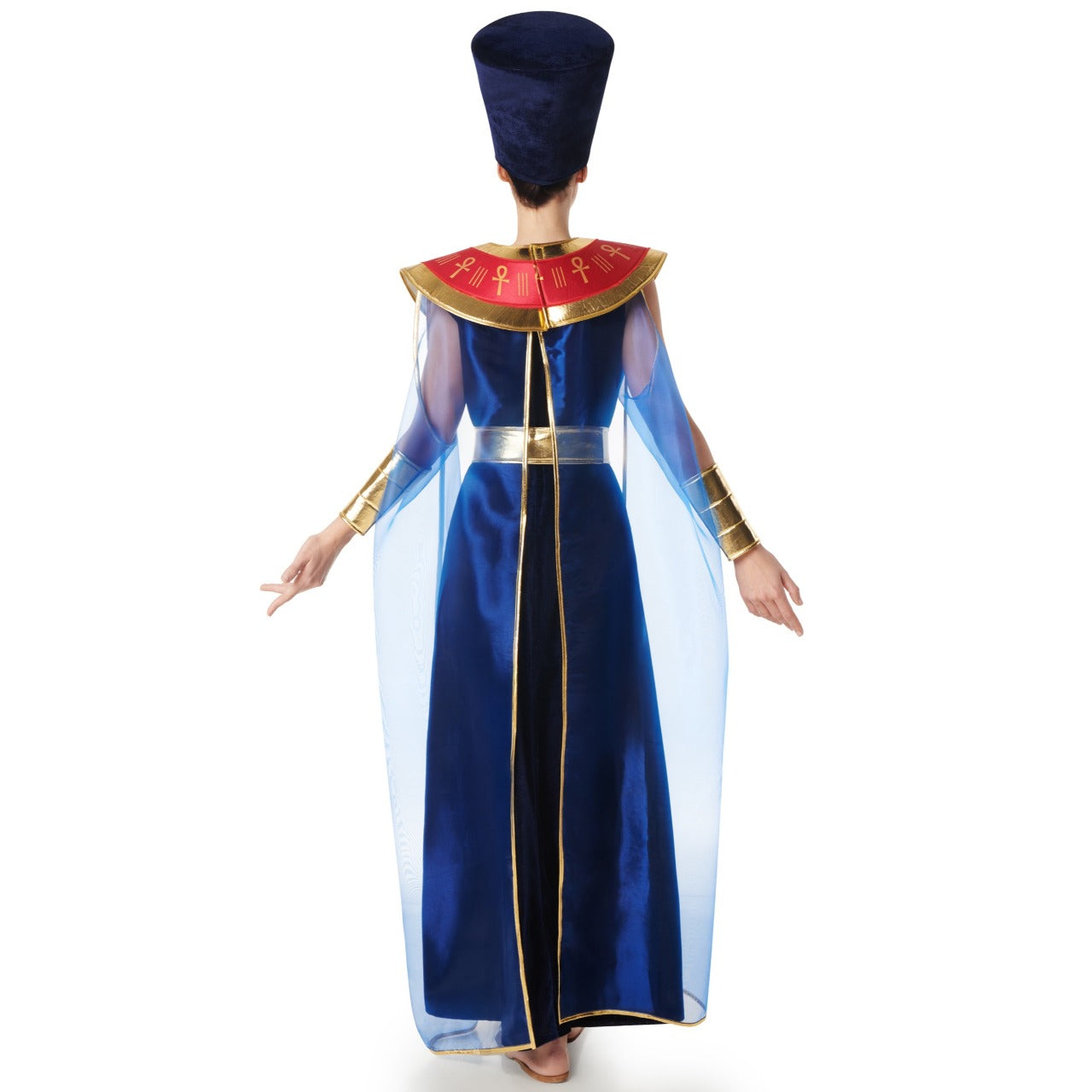 Déguisement d'Égyptienne Pharaonne Bleue pour femme