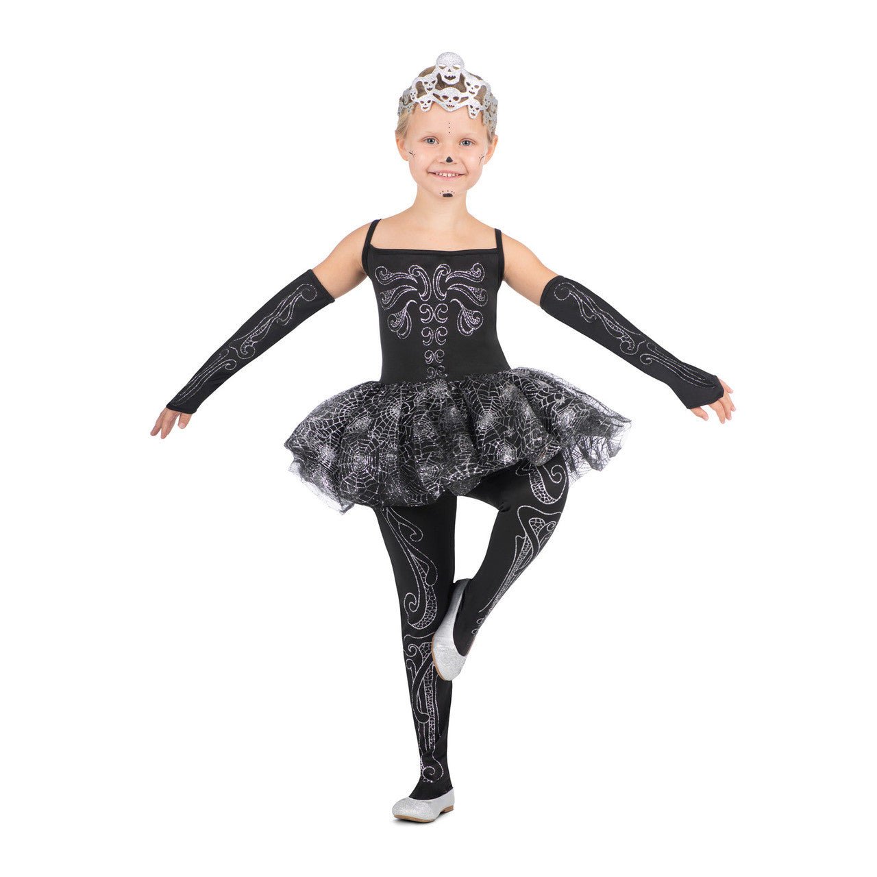 Déguisement de Danseuse Squelette pour fille