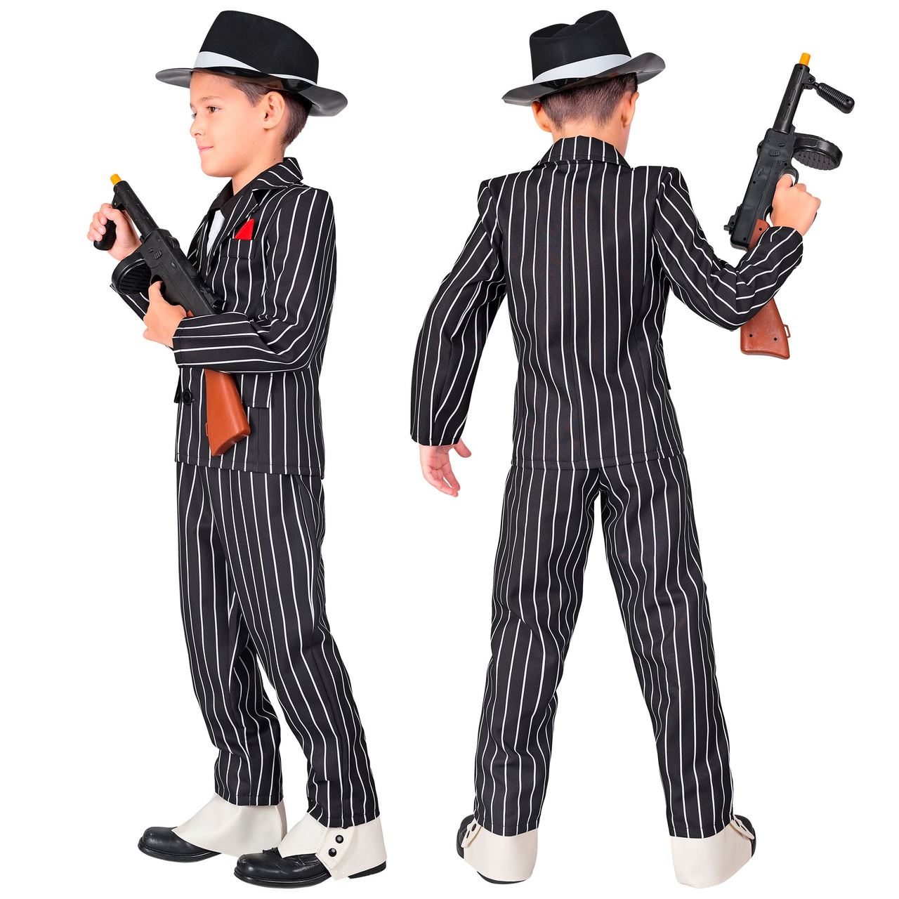 Déguisement de Gangster Sombre Gomez pour enfant