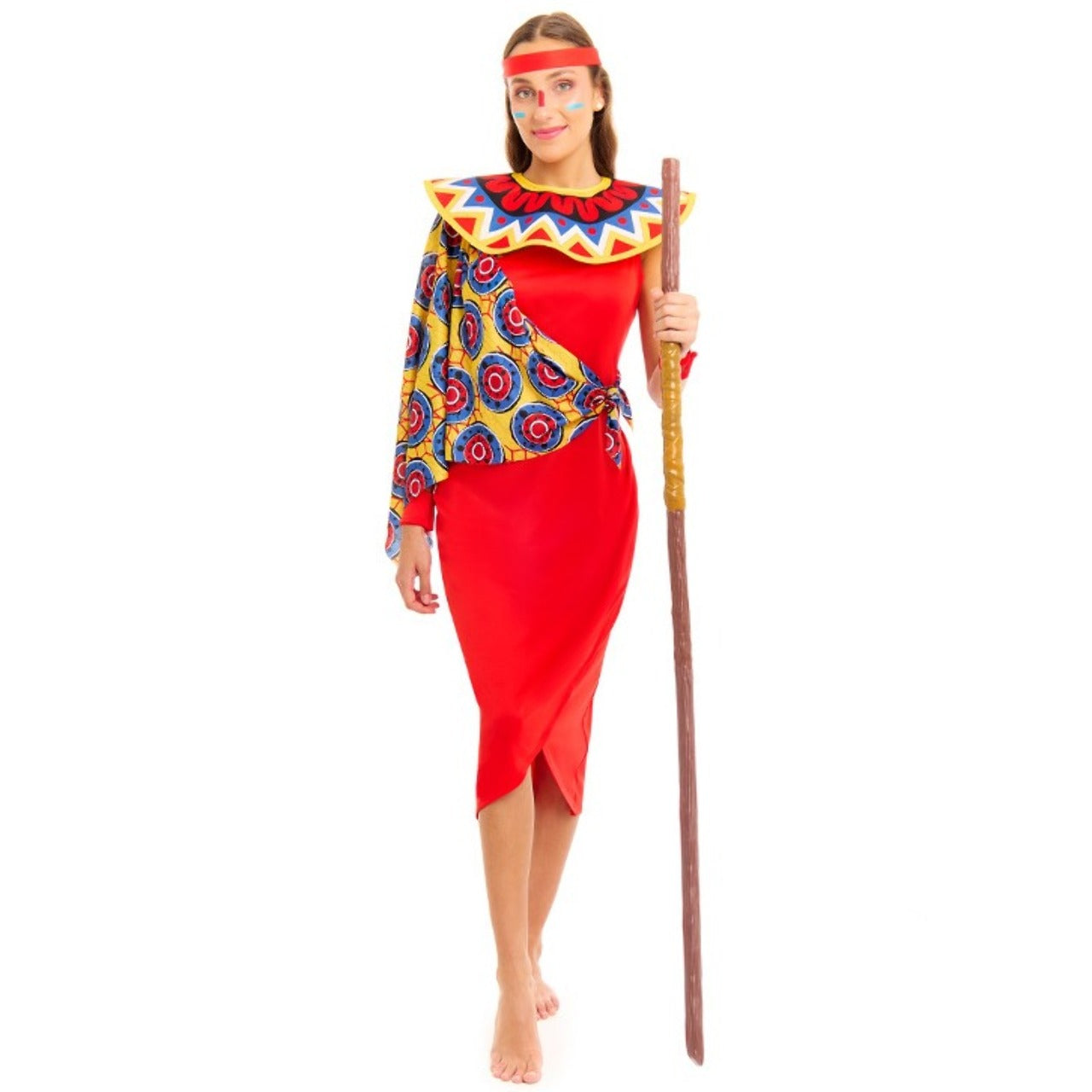 Déguisement Guerrière Tribu Masai pour femme
