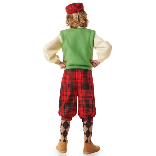 Déguisement de Joueur de Golf à Carreaux pour enfant