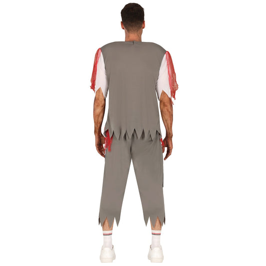 Déguisement de Joueur de Rugby Zombie Brains pour homme