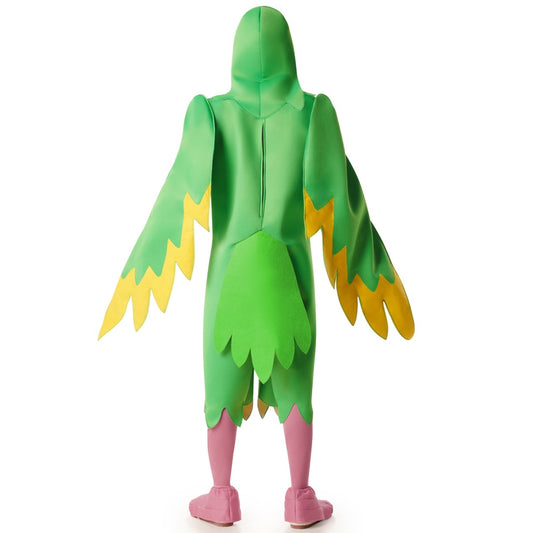 Déguisement de Perroquet Vert pour adulte