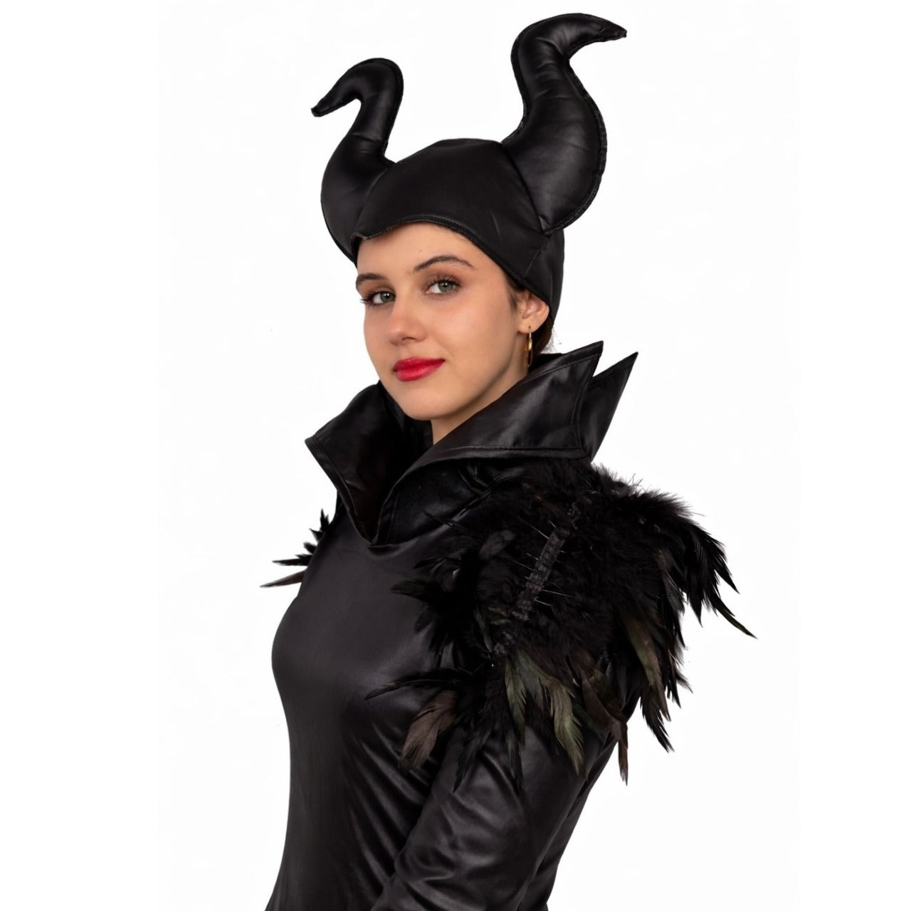 Déguisement Maléfique Plumes femme