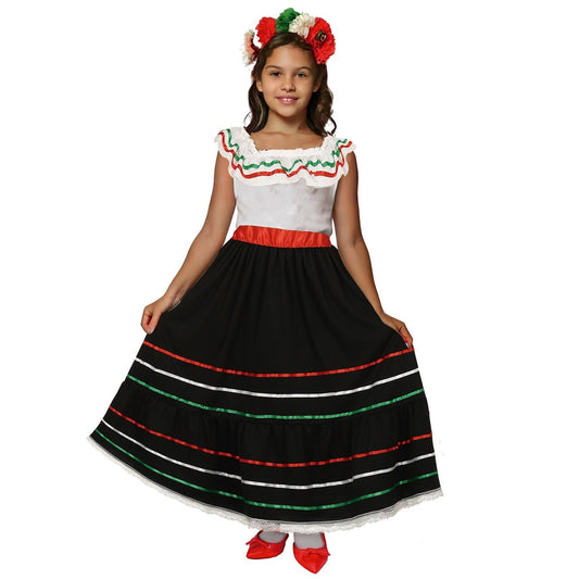 Déguisement de Mexicaine Anaïs pour fille