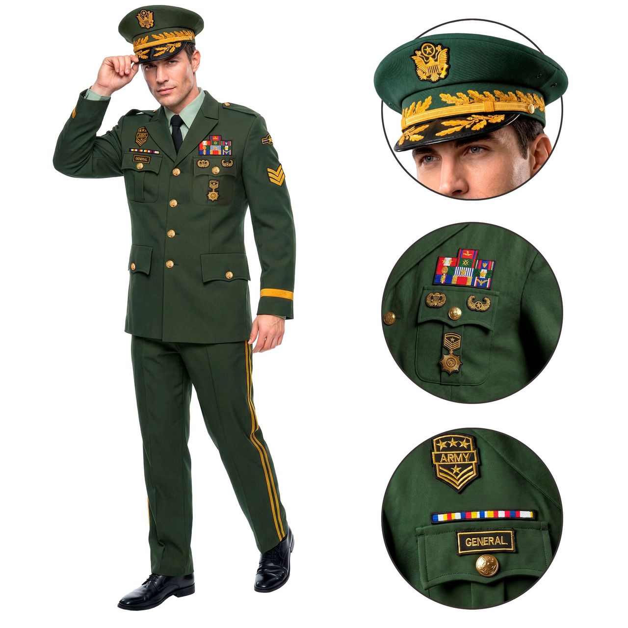 Déguisement de Général Militaire de Gala pour homme
