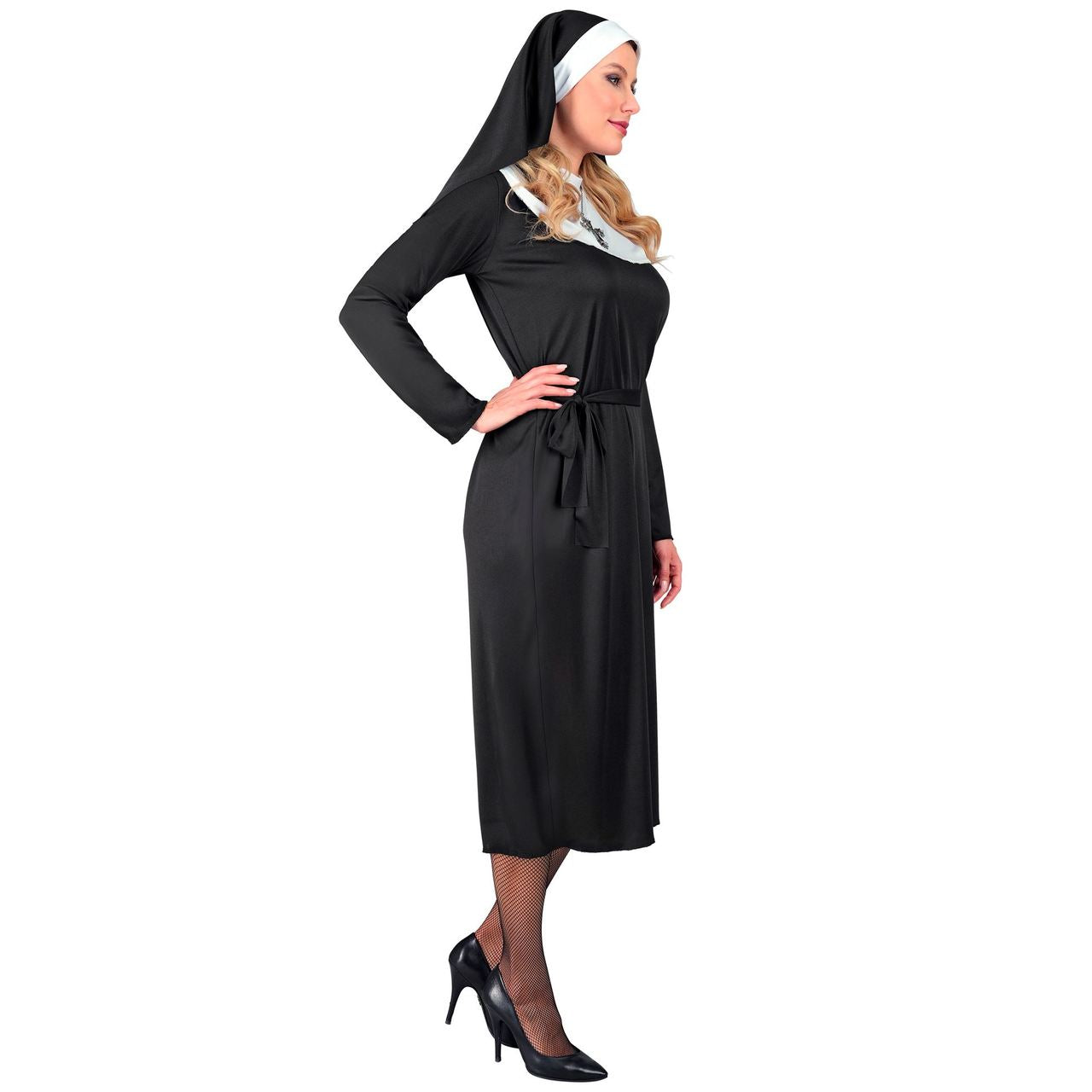Déguisement de Nonne Dévote pour femme