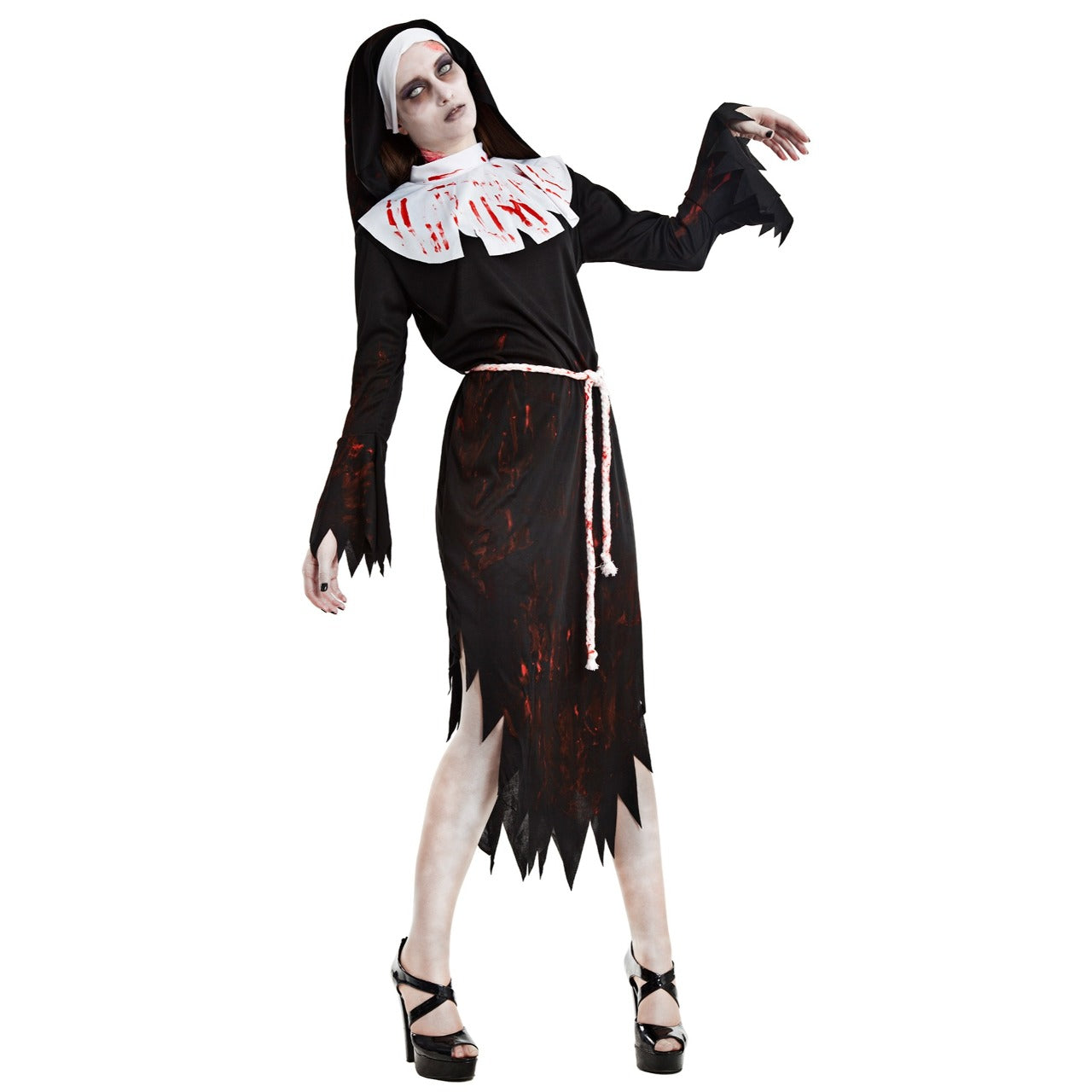 Déguisements de couple Zombies Religieux